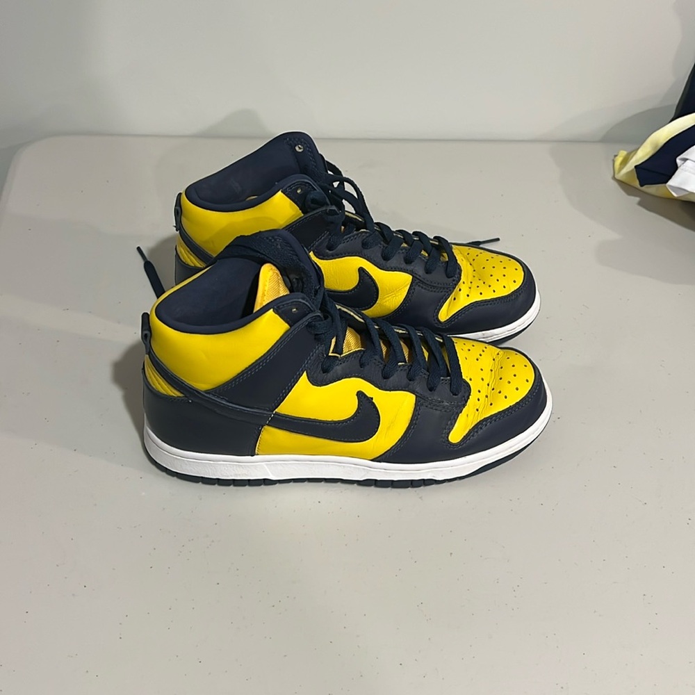 University of Michigan custom Nike high tops